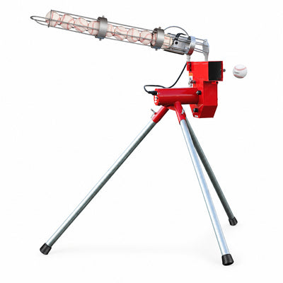 Baseball Pitching Machine with Automatic 12-Ball Feeder