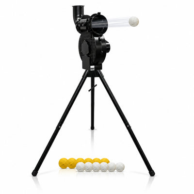 Baseball & Softball Pitching Machine with Practice Balls Bundle