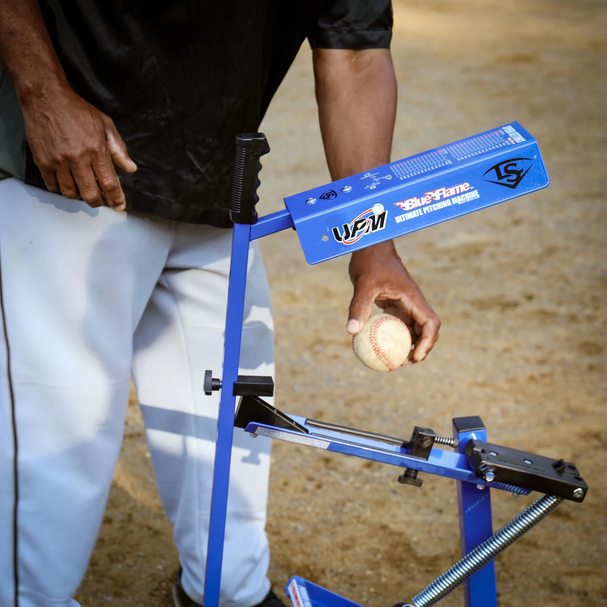 Pitching Machine – Manual Baseball & Softball Trainer, Throws up to 60 MPH, Youth & Adult Practice Tool — product view 5