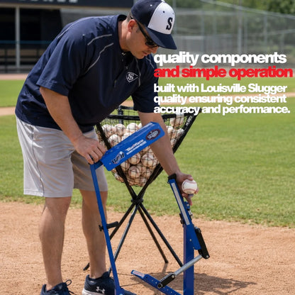 Pitching Machine – Manual Baseball & Softball Trainer, Throws up to 60 MPH, Youth & Adult Practice Tool — product view 9